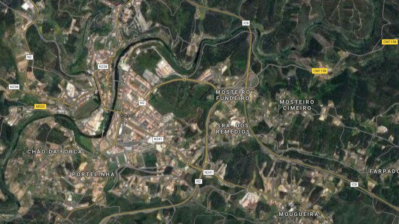 Vista aéria da Sertã