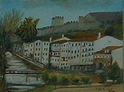 Toile du Chateau de Sertã par Américo Delgado