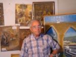 Le peintre Américo Martins Delgado
